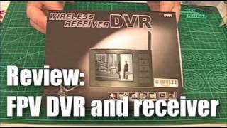 Review Tiny DVR and 58GHz receiver for FPV [upl. by Shriner]