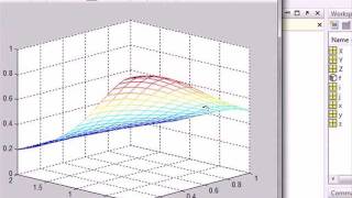 Graficas de Superficies en Matlab  Parte I [upl. by Rosemare]