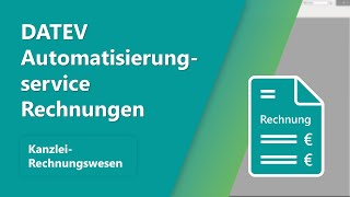 DATEV Automatisierungsservice Rechnungen einrichten [upl. by Towbin]