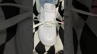 How to lace Air Force 1 Laces Tutorial❗️🤩 Crazy [upl. by Maryjo]