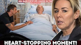 OMG Ken Barlow Bleeds Out on Coronation Street Horror Abounds as Hes Hurried to the Hospital [upl. by Yajet891]