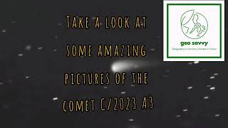 Comet C2023 A3 TsuchinshanAtlas COMETTsuchinshanAtlas CometC2023A3 comet [upl. by Adnamahs]