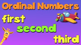 Ordinal Numbers Song [upl. by Eilegna982]