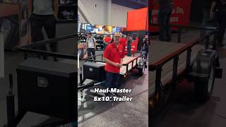 Heres a few details about our HaulMaster 5 x 10 Utility Trailer SEMA HarborFreight [upl. by Selene]