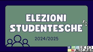 Elezioni candidati alla rappresentanza d’istituto 20242025 [upl. by Acinej]