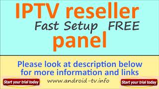 iptv reseller panel [upl. by Murray477]