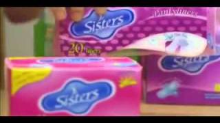 Sisters Sanitary Napkin TV Commercial w Erich Gonzales [upl. by Eiboh]