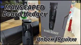 Manscaped Beard Hedger  Unboxing and Review [upl. by Ayanal639]