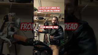 Leather Jacket Under 150 Amazon Full Review Attached leatherjacket ridingjacket walkingdead [upl. by Fiedler]