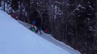 Talskiroute Mayrhofen SkiUnfälle 20150131 [upl. by Acirred]