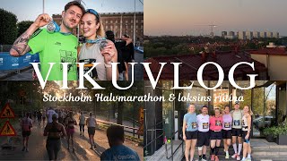 VIKUVLOG  Stockholm Halvmarathon amp loksins rútína🏃🏻‍♀️ [upl. by Kieffer57]