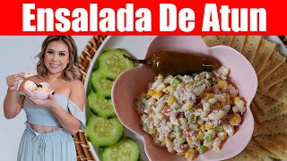 Súper Rápida y Fácil ENSALADA DE ATÚN CON MACARRONES [upl. by Lou]