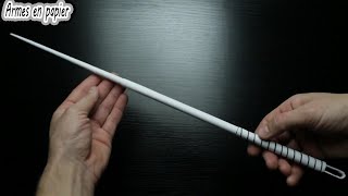 Comment faire une épée Nuibari de Naruto Épée de papier [upl. by Kreit]