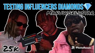 TESTING SOUTH AFRICAN INFLUENCERS DIAMONDS😭💔💎 GONE WRONG ft 25K amp MANUWORLDSTAR [upl. by Lindahl118]