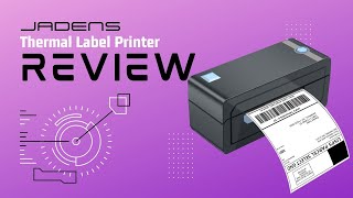 Jadens wireless 4x6 shipping label printer review  Entrepreneurship Vlog 8 [upl. by Kilby721]