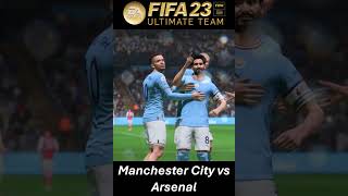 Manchester City vs Arsenal GOAL FIFA 23 Football fifa fifa23 football haaland soccer [upl. by Maureen]