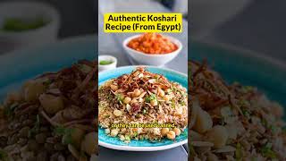 Authentic Koshari Recipe From Egypt traditionalfood easyrecipe middleeasternfood [upl. by Latham]