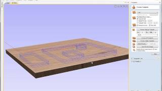 G09  Profile Toolpath [upl. by Tnerual]