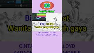 Karaoke lagu Melayu DLLOYD versi FL STUDIO MOBILE shortvideo [upl. by Eltsyrk]