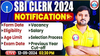 SBI Clerk 2024 Notification  SBI Clerk Salary Age Limit Eligibility Selection Process  by RWA [upl. by Viviene59]