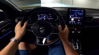 2023 Renault ARKANA TCe 160 Mild Hybrid Night POV Test drive CARiNIK Cool Ambient light [upl. by Odin]