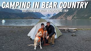 FIRST Time OVERNIGHT BackPacking  Camping in Kachemak Bay State Park  Alaska Road Trip [upl. by Kuehnel]