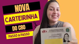 CARTEIRINHA NOVA DO CRO [upl. by Towill945]