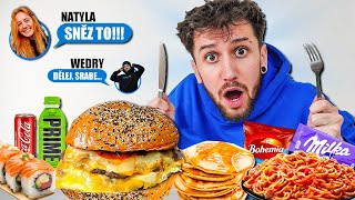 JÍM POUZE OBLÍBENÁ JÍDLA YOUTUBERŮ [upl. by Mossberg936]