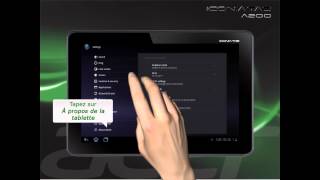 Iconia Tab A200  Mise à jour du Système Ice Cream Sandwich 40 ICS [upl. by Nawak]