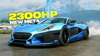 NEW FASTEST CAR 2300HP Rimac Nevera in The Crew Motorfest [upl. by Anelle144]