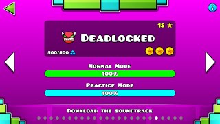 Deadlocked All Coins  Geometry Dash  PaoloTeran [upl. by Yared478]