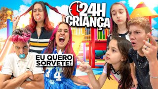 VIRAMOS FILHOS POR 24 HORAS aguentamos [upl. by Elfrieda476]