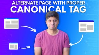 How to Solve quotAlternate Page With Proper Canonical Tagquot issue in Search Console [upl. by Halak914]