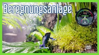 Sehr Gute Beregnungsanlage für das Terrarium Pfeilgiftfrosch Dendrobaten [upl. by Mickey]