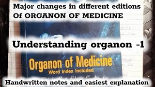 Evolution of ORGANON OF MEDICINE organonofmedicine bhms homeopathy [upl. by Odrarej]