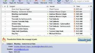 Managing junk mail and spam in Thunderbird [upl. by Naamana361]