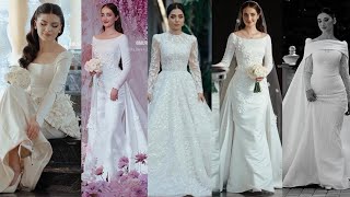 Modest and Stunning Wedding Dresses 2024 plus wedding planning tips for brides [upl. by Alidus]