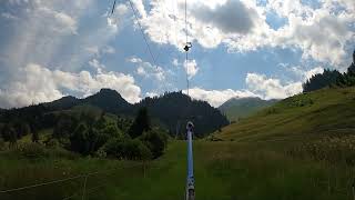 Onride SommerRodelbahn  Kaisereggbahnen Schwarzsee [upl. by Paradies]