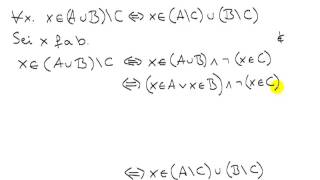 Beweis einer Mengengleichheit [upl. by Astrahan]