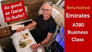 Emirates Business Class A380 Review [upl. by Joung]