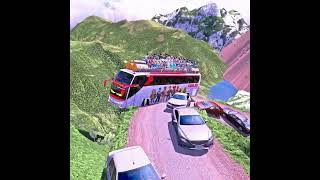 Surviving Dangerous Roads Bus Escape from Deadly Terrain 005 [upl. by Novek272]