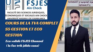 La TVA  cours complet S5 gestion et eco gestion [upl. by Ellyn]