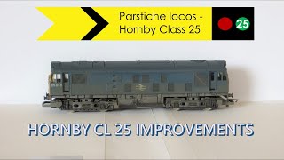 Easy Hornby Class 25 Improvements  to fix lean add extra pickups and weather the body [upl. by Loria]