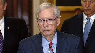 Mitch McConnell appears to freeze during press conference [upl. by Ham]