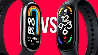 Comparativo MI BAND 8 vs MI BAND 7  O que muda Qual escolher [upl. by Atinar]