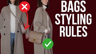 10 HANDBAG STYLING RULES everyone should learn once and for all [upl. by Yelsnya738]