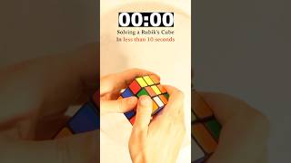 Solving a Rubiks Cube in 10 seconds [upl. by Laina]