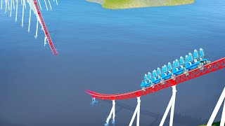 Roller Coaster vs Lake – Planet Coaster [upl. by Liggett558]