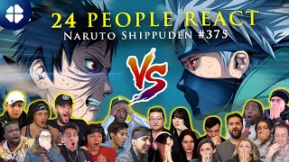 Kakashi Vs Obito MEGA REACTION MASHUP 🇯🇵 Naruto Shippuden 375 🔥👊 [upl. by Banna]