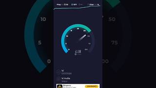 Vi Vodafone Idea Speed Test 4G Jaipur trending 4g 5g shorts [upl. by Engedi]